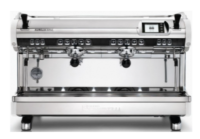 Кофемашина-автомат NUOVA SIMONELLI AURELIA WAVE 2GR V 220V BLACK/WHITE+HIGH GROUPS+LED